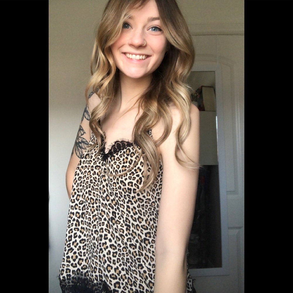 Sexy Leopard Top W/ Adjustable Straps